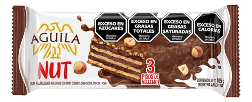 OBLEA RELLENA CHOCOLATE AGUILA NUT