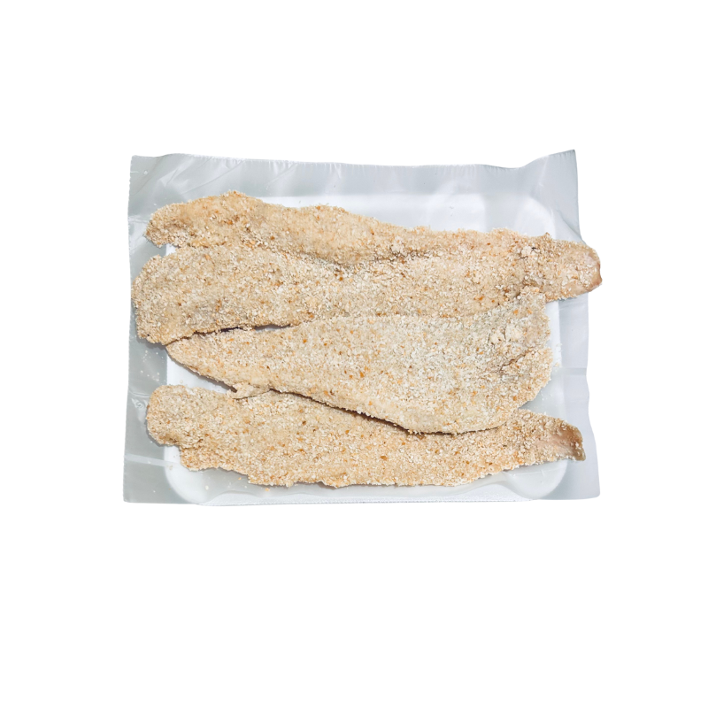 Filet de merluza rebozado con hierbas