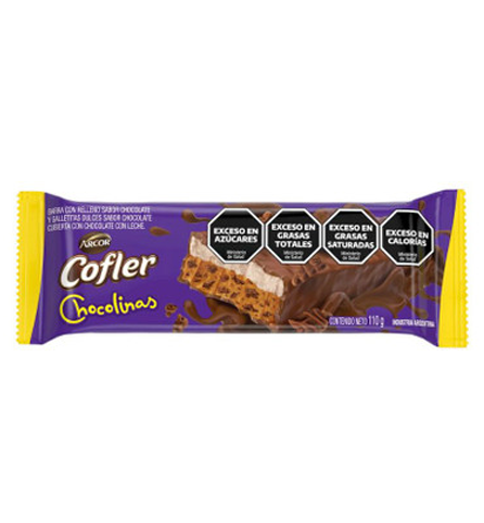 OBLEA COFLER BLANCO CON CHOCOLINAS