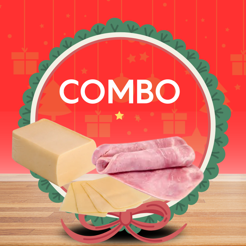 200gr queso barra + 200gr jamon cocido