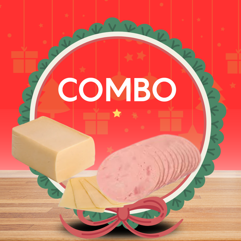 200gr queso barra + 200gr mortadela calchaqui