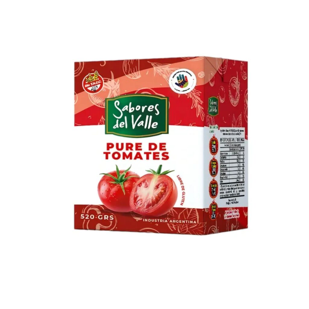 Puré de tomate Sabores del Valle – Super 32 Berisso