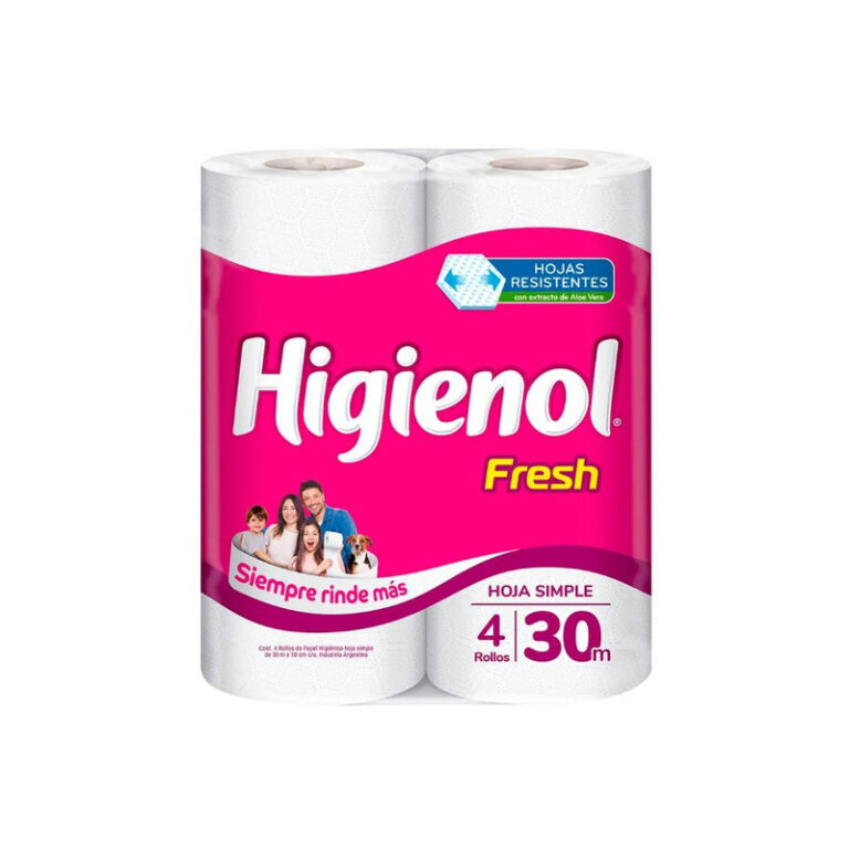 PAPEL HIGIÉNICO HIGIENOL FRESH – Super 32 Berisso