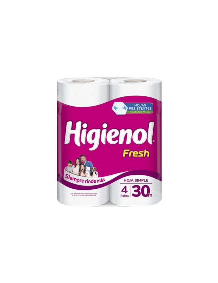 PAPEL HIGIÉNICO HIGIENOL FRESH