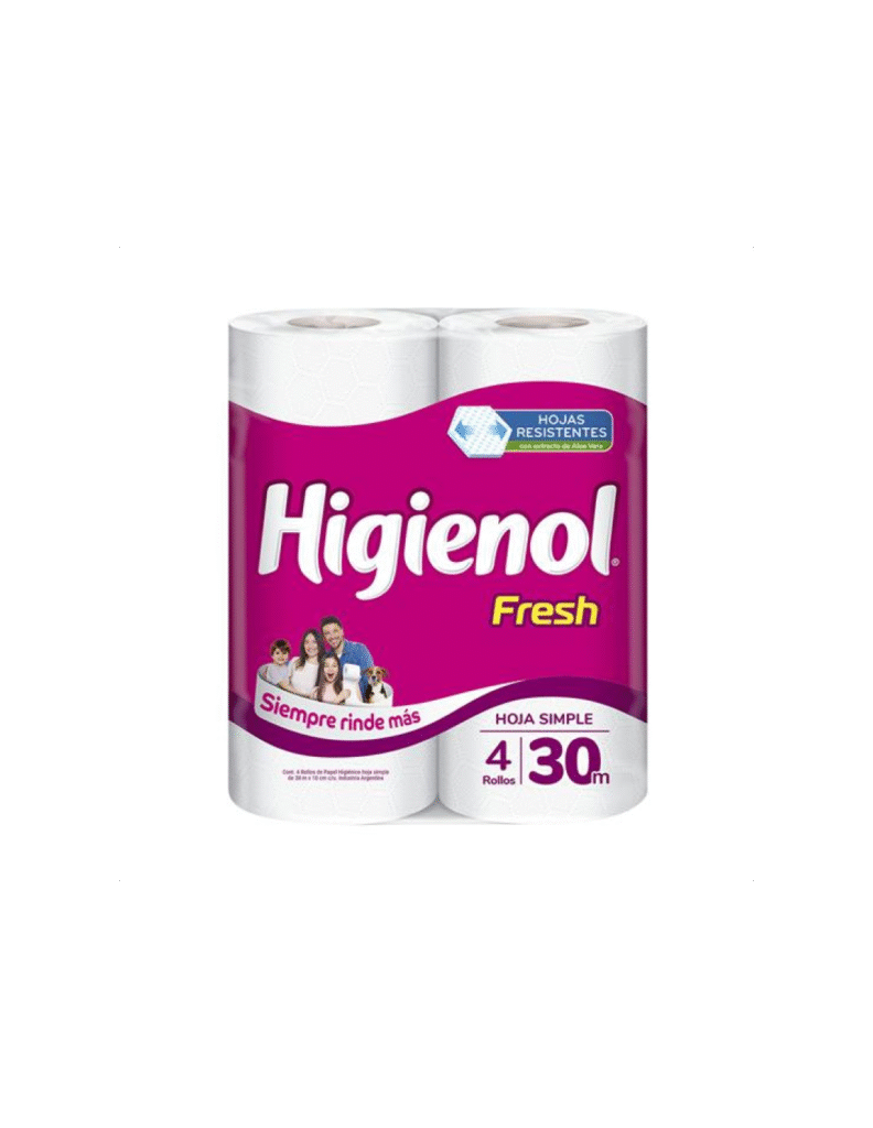 PAPEL HIGIÉNICO HIGIENOL FRESH - Super 32 Berisso